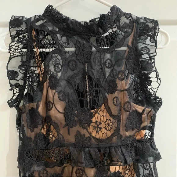 Line and Dot black lace dress - Picture 3 of 6